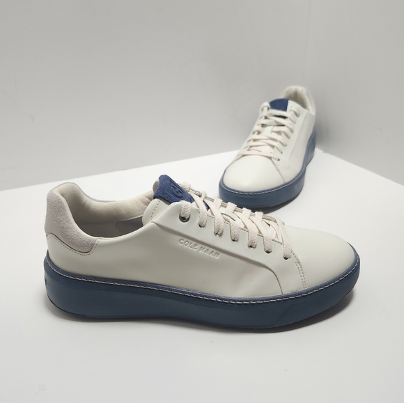 Cole Haan Other - Cole Haan Grandpro Topspin Mens Shoes Snaeakers Size 9 M White Blue